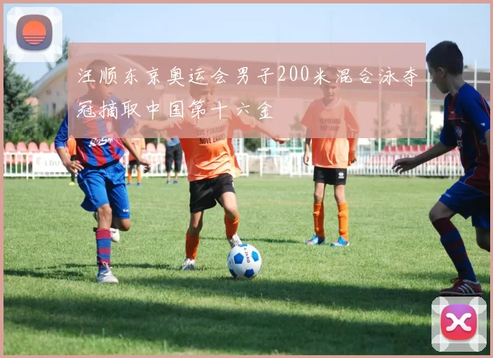 汪顺东京奥运会男子200米混合泳夺冠摘取中国第十六金